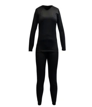 CONJUNTO INTERIOR POLIESTER HW COOLDRY MUJER NEGRO
