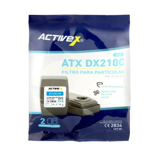 Filtro Activex ATX DX210C Particulas y Olores P3 R (Par) - Imagen 5