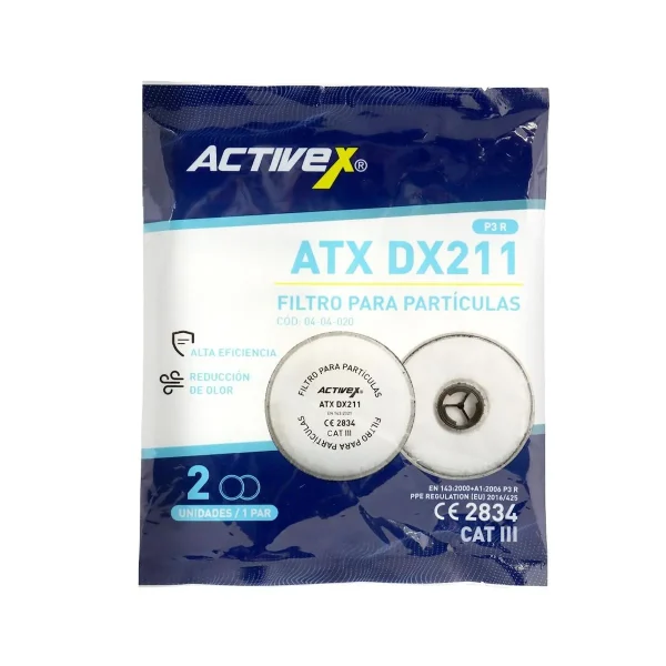 Filtro Activex ATX DX211 Particulas y Olores VO P3 R (Par) - Imagen 6