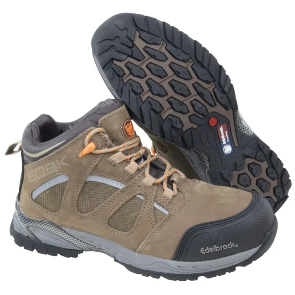 Botin De Seguridad Edelbrock EDBK 177 Brown - Imagen 7