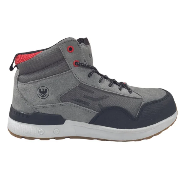Zapatilla Seguridad ED Vansky Artic Gray / Red