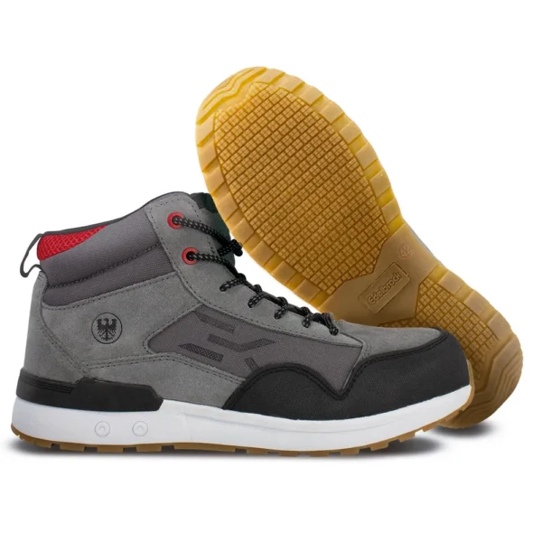 Zapatilla Seguridad ED Vansky Artic Gray / Red - Imagen 3