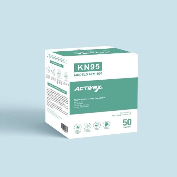 Mascarilla Plegable Kn95 (50 Unidades) - Imagen 3