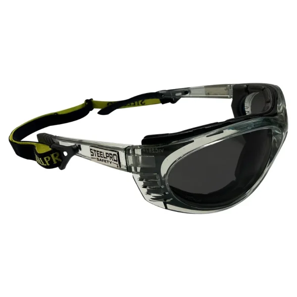 Lente De Seguridad Turbine Gris Marco Gris AF, SteelPro